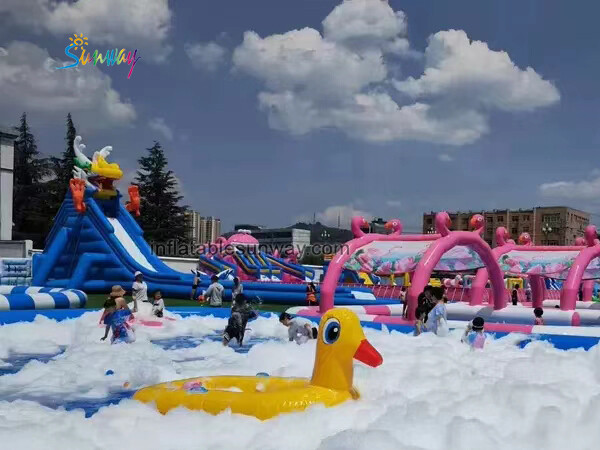 Inflatable water park